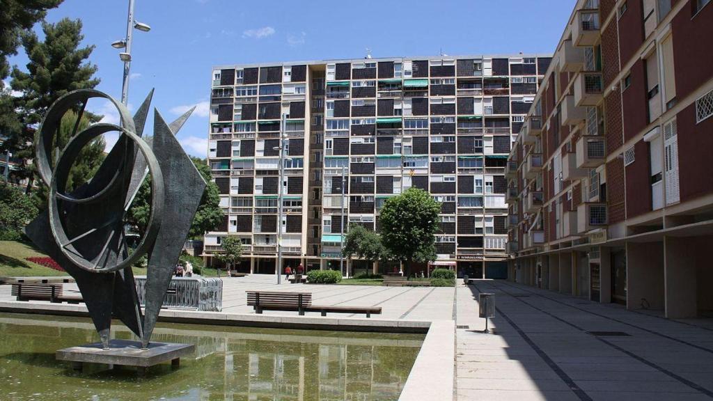 El barri de Montbau en una imatge d'arxiu