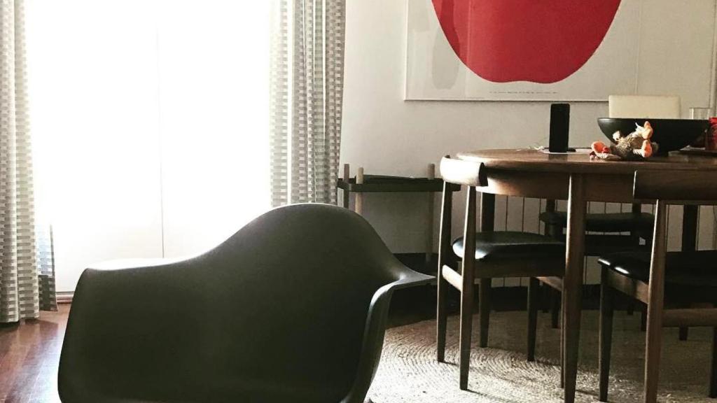 Interior de la casa de Marc Giró en el Eixample de Barcelona