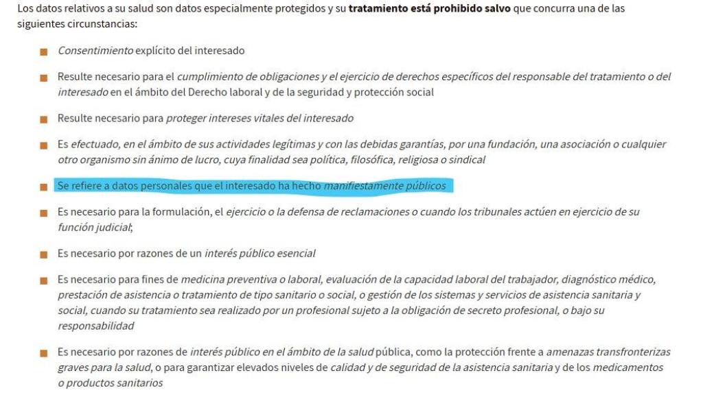 El apartado 9.2.e) del RGPD -EDL 2016/48900-