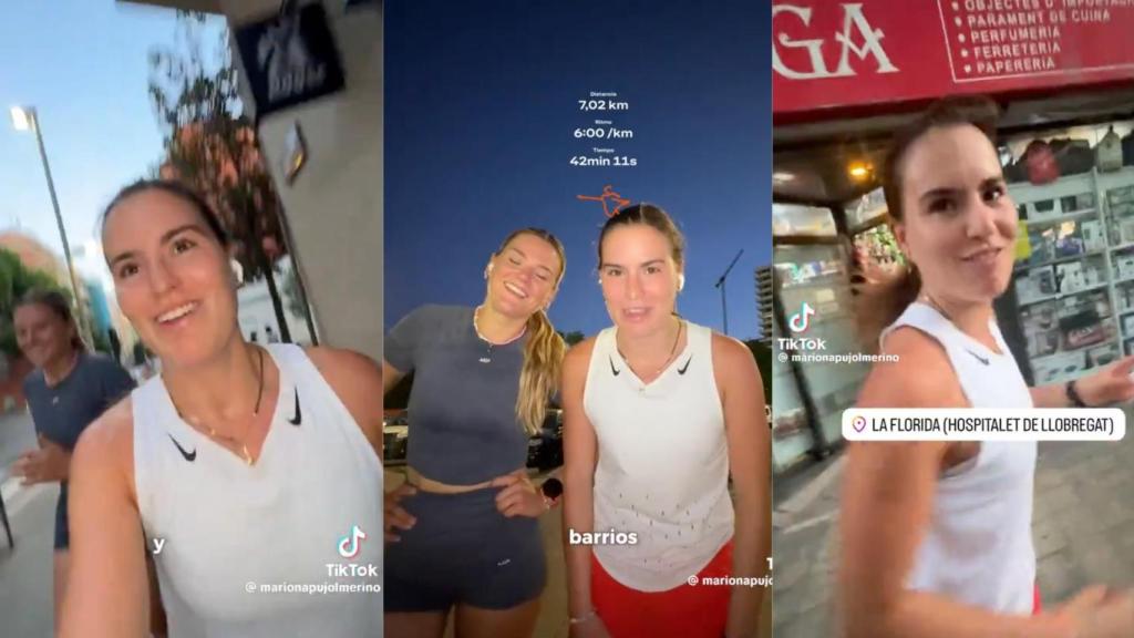 Fotomontaje sobre el polémico vídeo de Mariona Pujol en TikTok