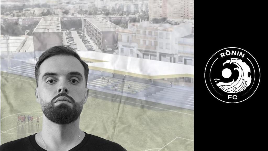 Fotomontaje de Rōnin FC e Ibai Llanos