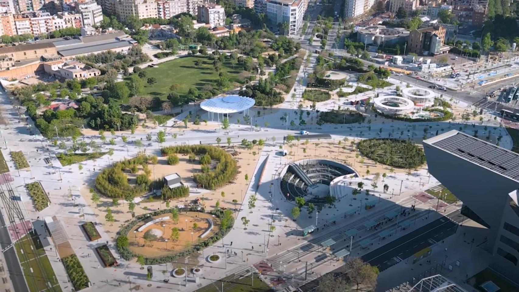 El parque de Les Glòries