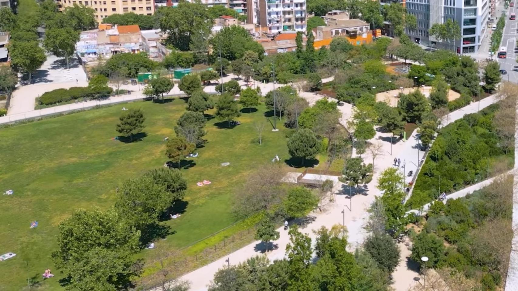 La Gran Clariana, dentro del nuevo parque de Les Glòries