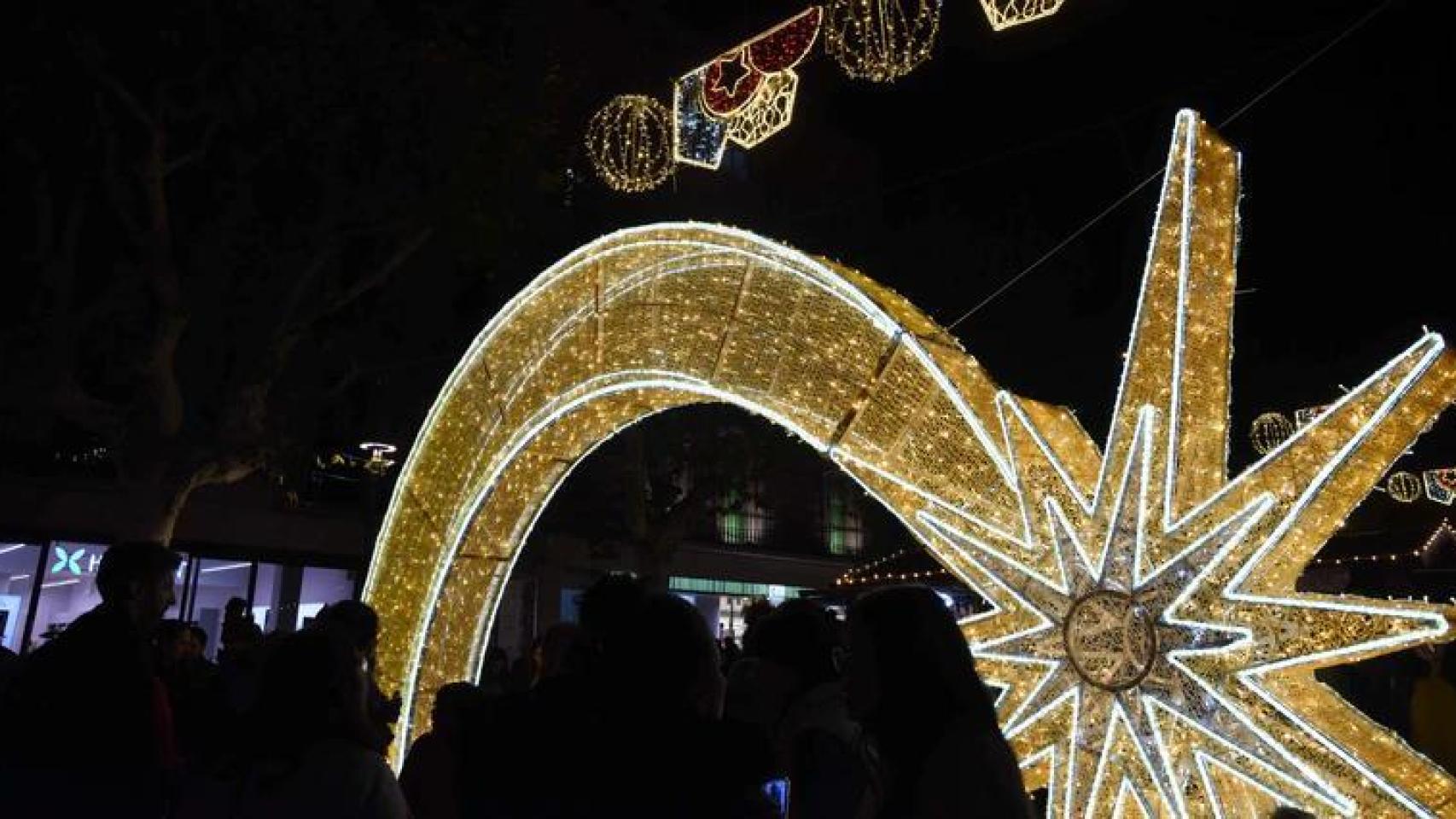Luces de Navidad en Mataró, en 2024