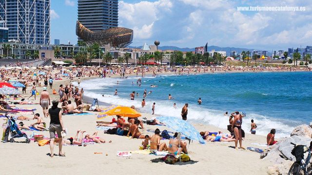 La playa del Somorrostro de Barcelona en una imagen de archivo