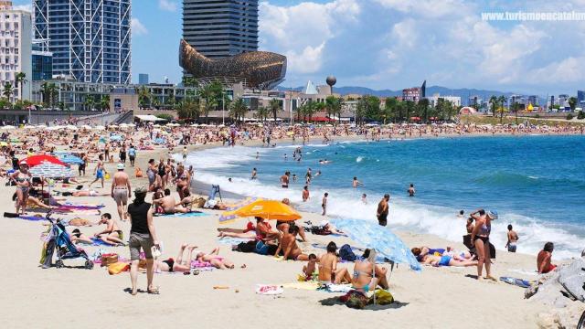 La playa del Somorrostro de Barcelona en una imagen de archivo