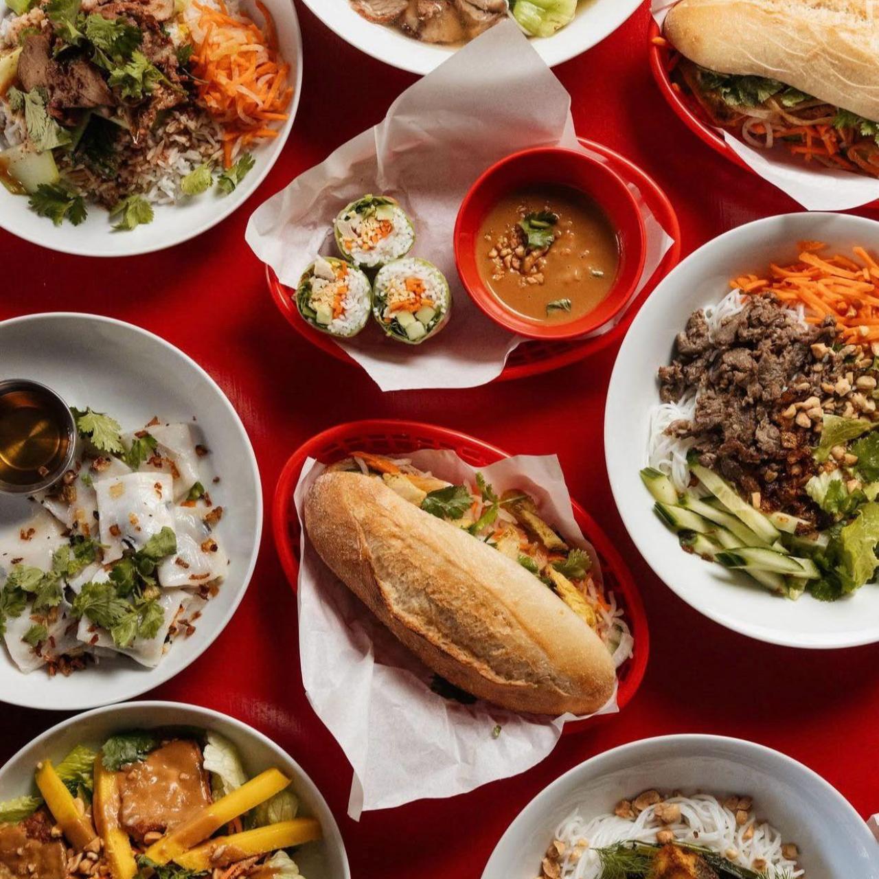 Platos de la carta del Banh Mi Club