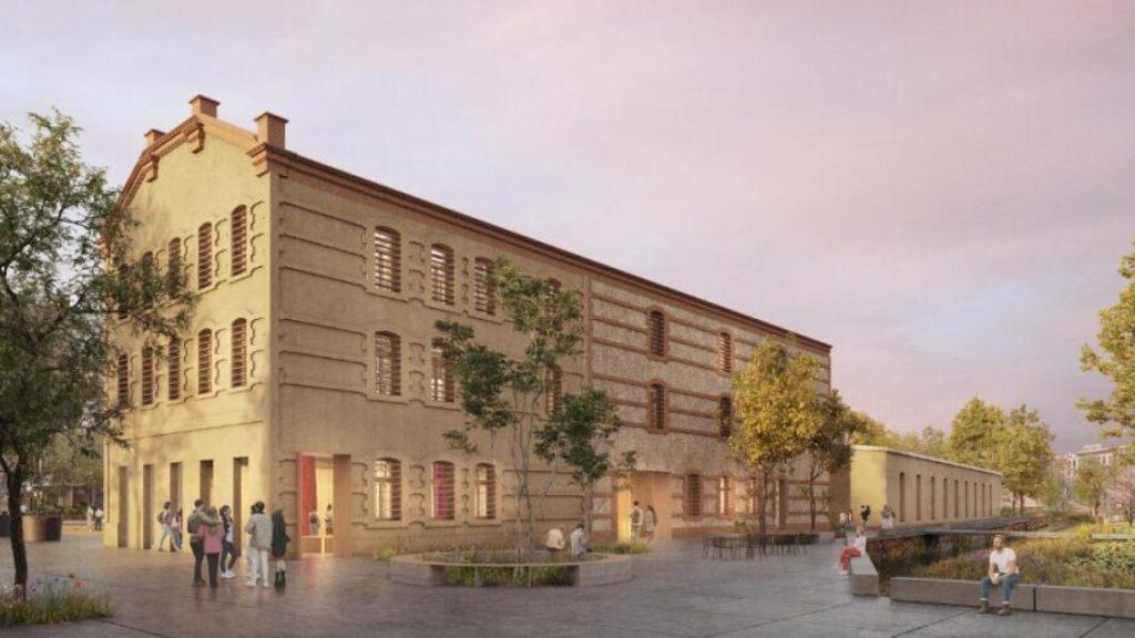 Render de la Casa del Sucre tras la rehabilitación