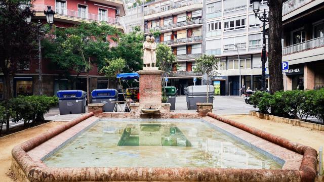 La plaça d'Adrià de Sant Gervasi