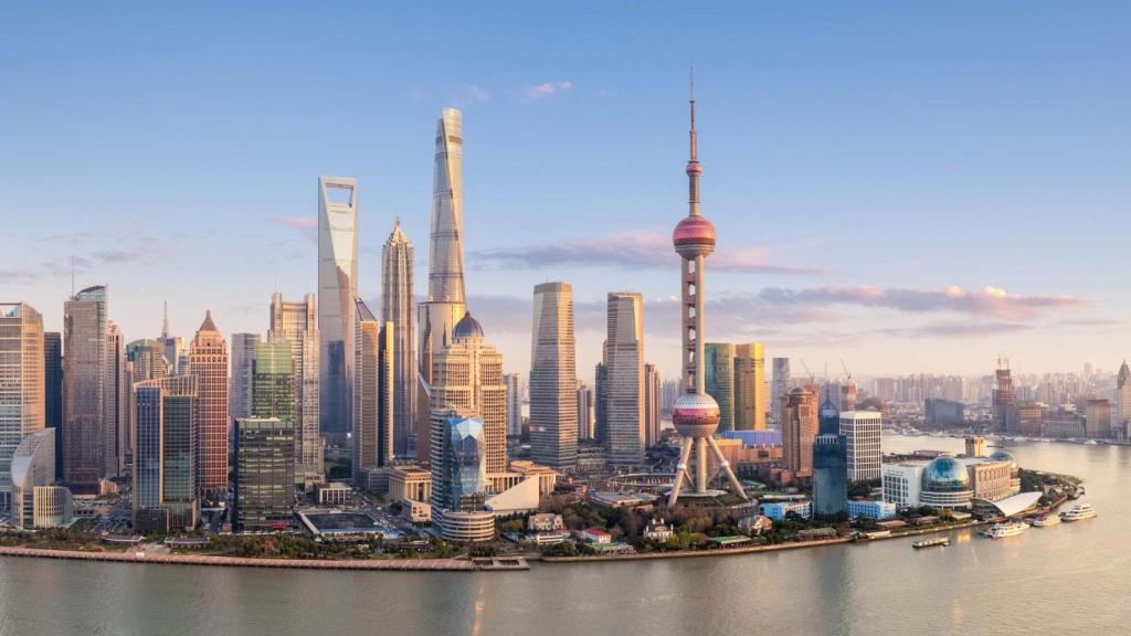 Ciutat asiàtica de Shanghái-Pudong, a la Xina