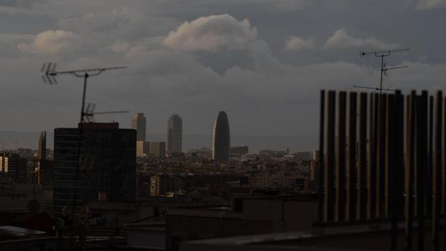 Panorámica de Barcelona desde el Mirador de Torre Baró, en Barcelona