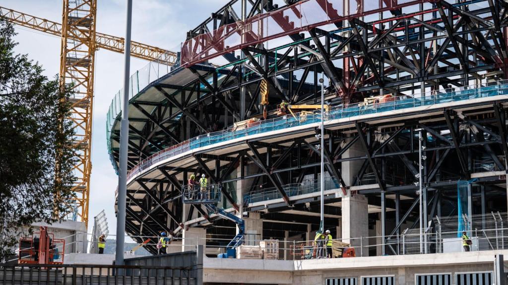 Realización de obras en el Camp Nou