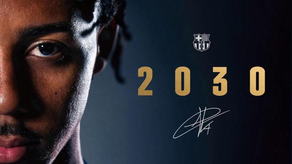 El FC Barcelona hace oficial la renovación de Koundé hasta 2030