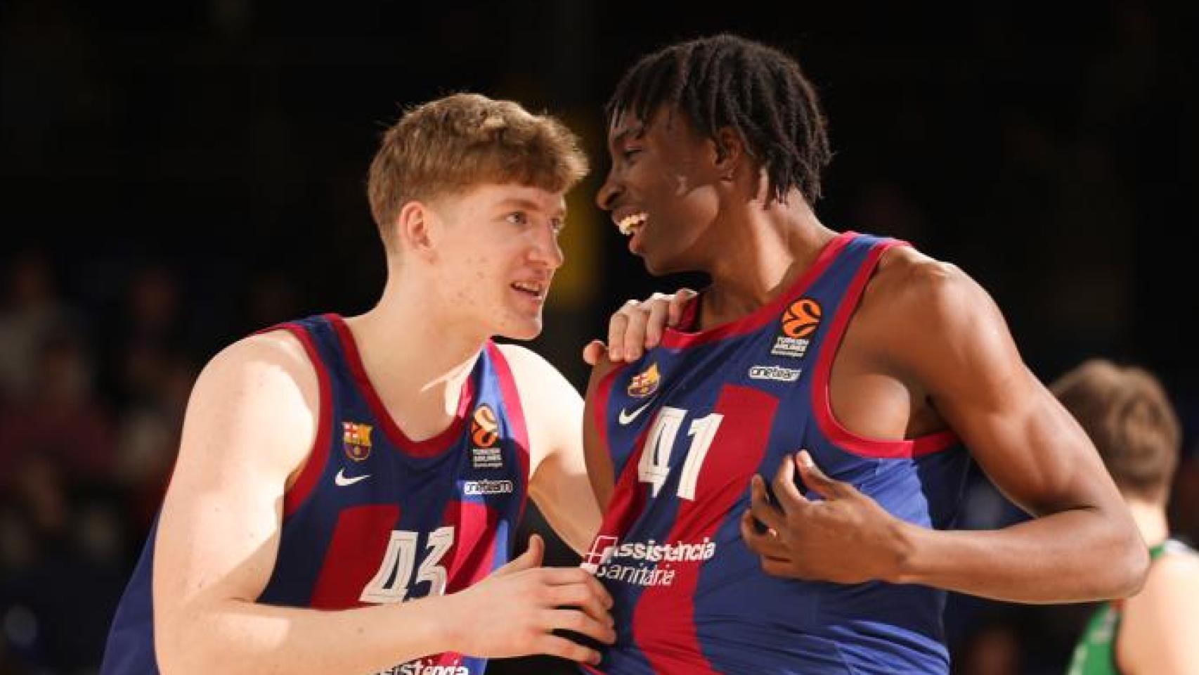 Kasparas Jakucionis y Dame Sarr