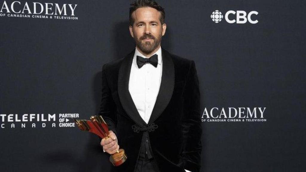 Ryan Reynolds durant una entrega de premis