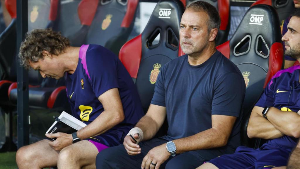 Flick, en el banquillo de Son Moix