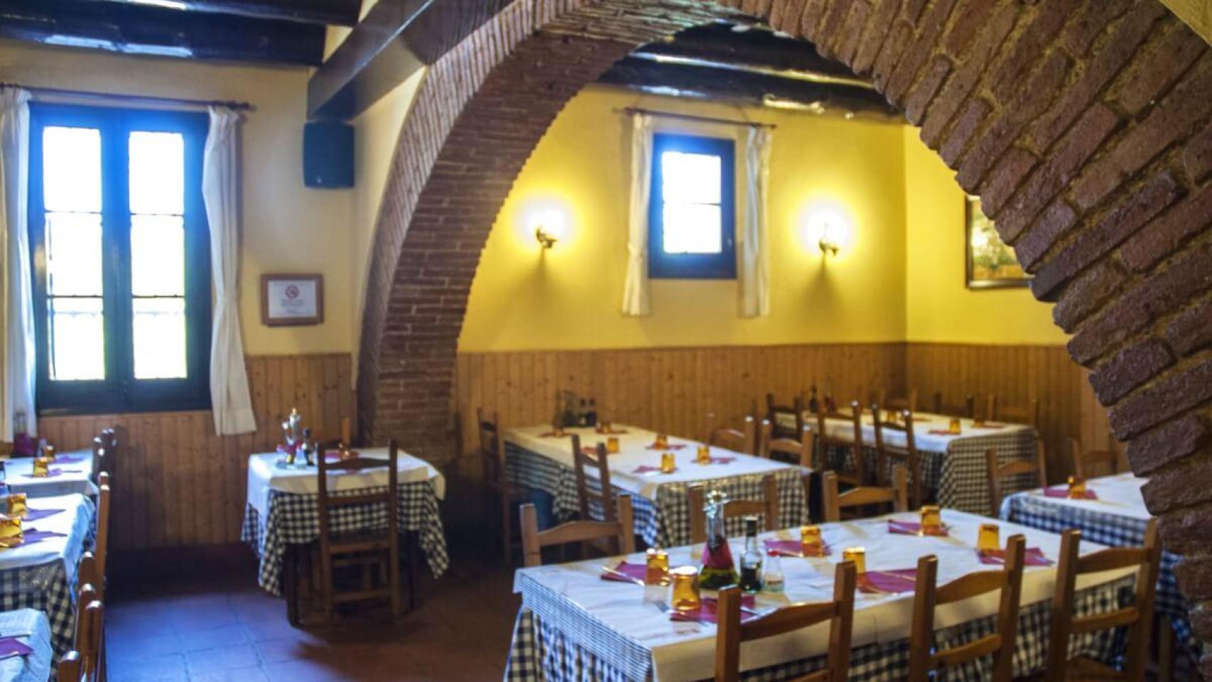 Interior de la masía de Can Borrell