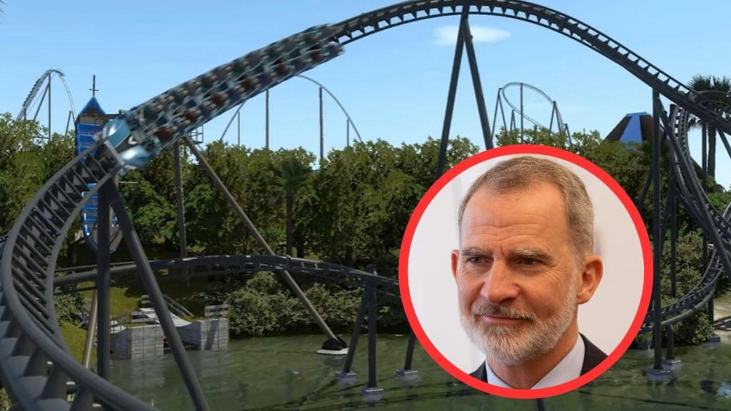 La visita secreta de Felipe VI a un parque de atracciones catalán: Fue el primero en inaugurarla