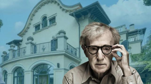 Montaje de la casa en el Putxet de Barcelona y Wody Allen