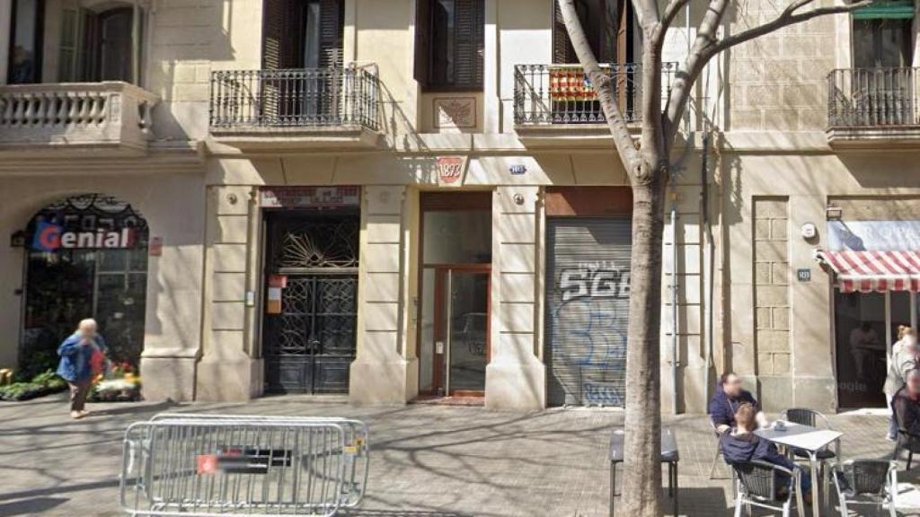 Fachada de la forja de Josep Ullod en Barcelona