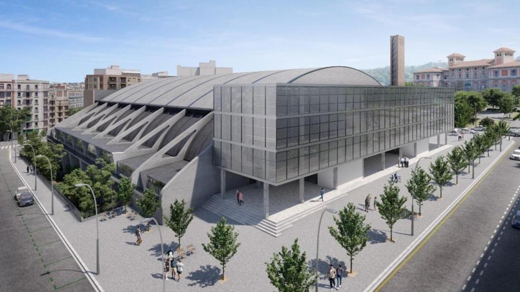 Render del Palau d'Esports presentat el 2022