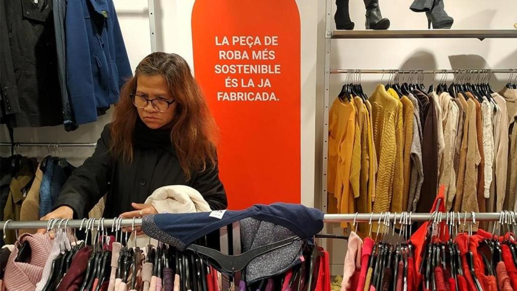 Una tienda de la cadena de ropa de segunda mano Humana
