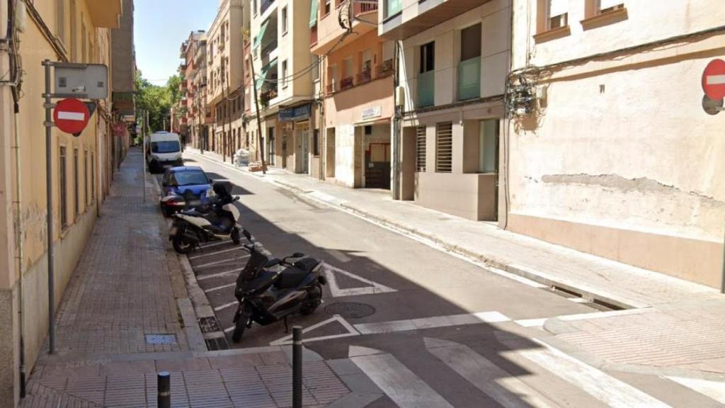 Carrer d'Emili Roca, al barri de Porta