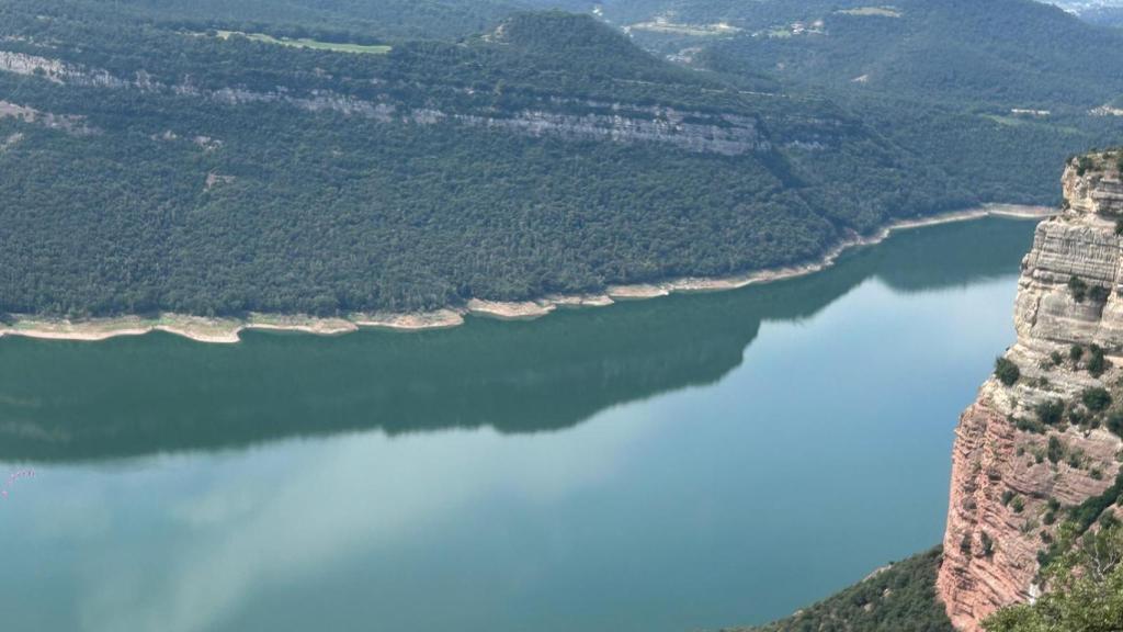 L'embassament de Sau en una imatge d'arxiu