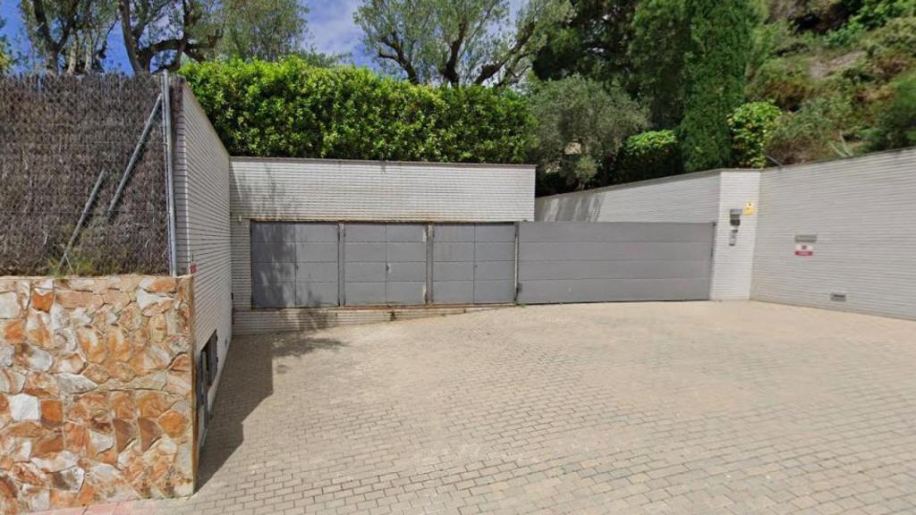 Una entrada a una de les cases de Sant Andreu de Llavaneres