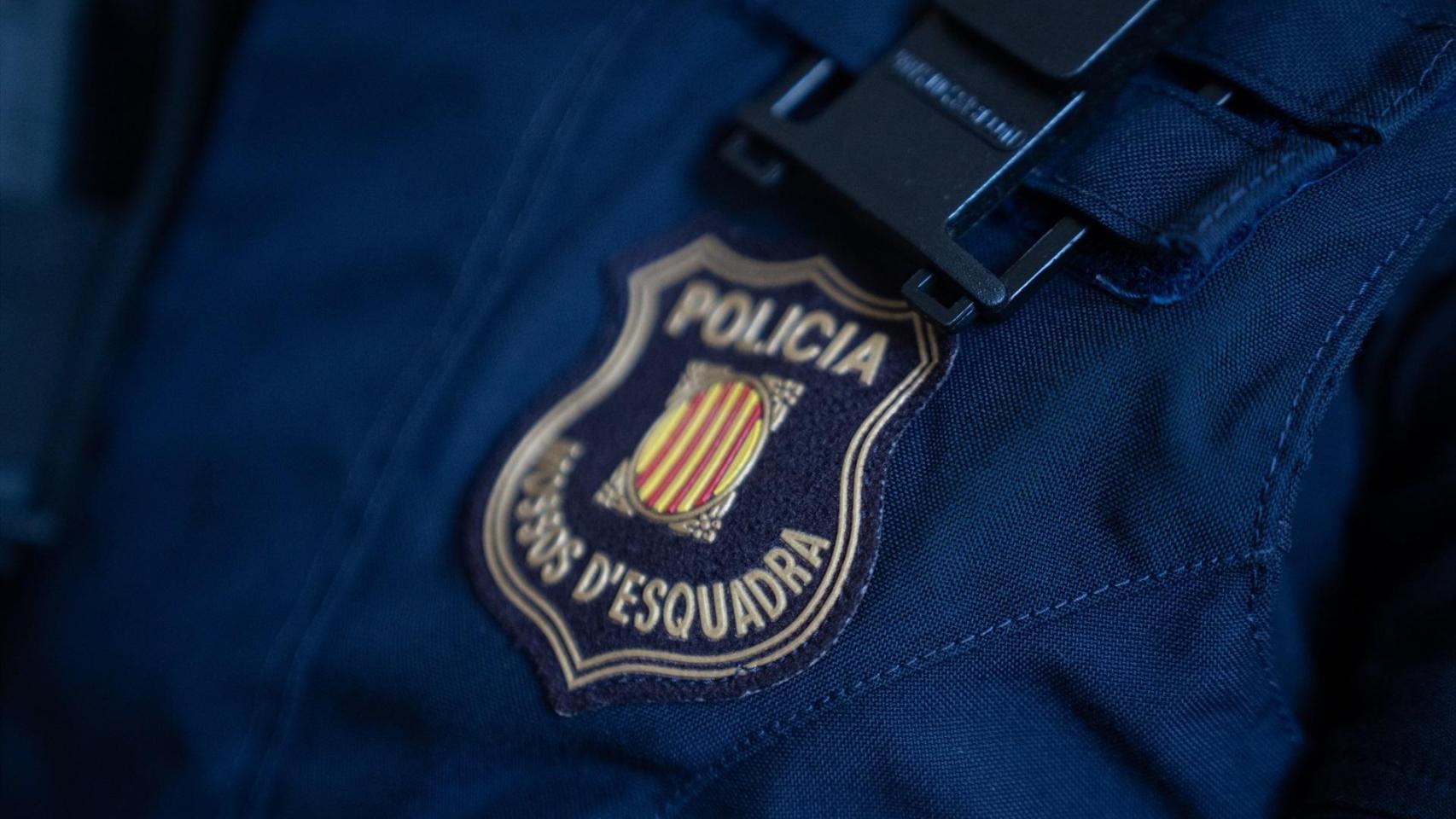 Detalle del uniforme de los Mossos d'Esquadra