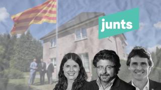 Fotomontaje de Mònica Sales, Toni Castellà y Salvador Vergés