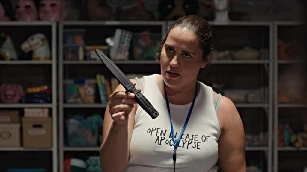 La actriz Júlia Truyol en un capítulo de 'Sala Polivalent'