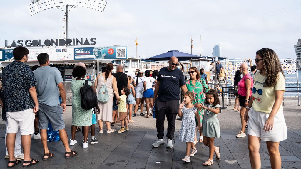 Imagen de recurso de turistas en Barcelona