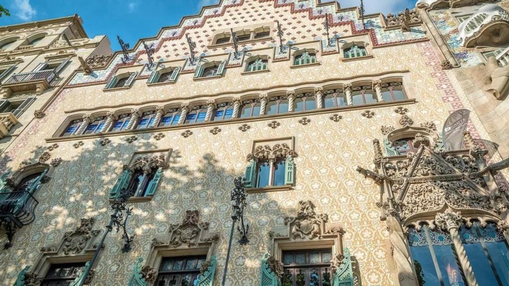 La fachada de la Casa Amatller de Barcelona