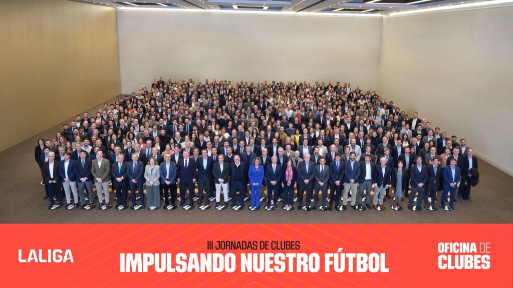 Imagen publicada por la Liga en una la tercera jornada de clubes de LaLiga Impulso