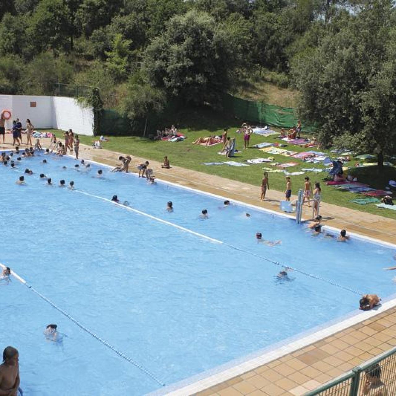 La piscina de La Floresta a Sant Cugat del Vallès