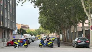 Imagen del incidente en el barrio de Sant Roc de Badalona