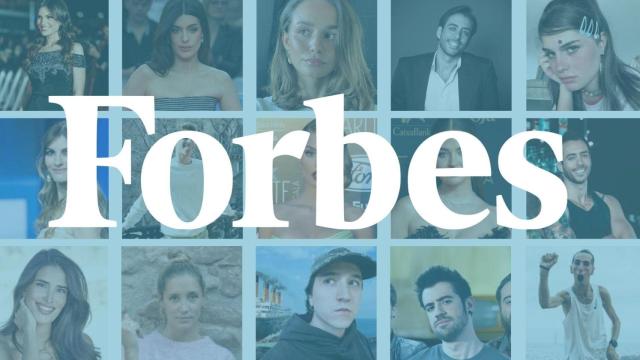 Montaje con los reconocidos por la revistas Forbes a mejores creadores de contenido de España