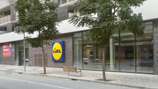 Exterior del nuevo Lidl de La Sagrera