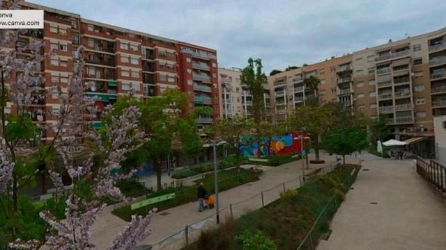 El parque de los Jardins de la Mediterrània que los vecinos de Sants-Montjuïc piden que se cierre por las noches