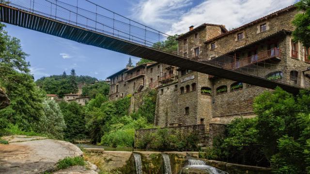 El puente colgante de Rupit