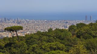 Panorámica de Barcelona desde Collserola