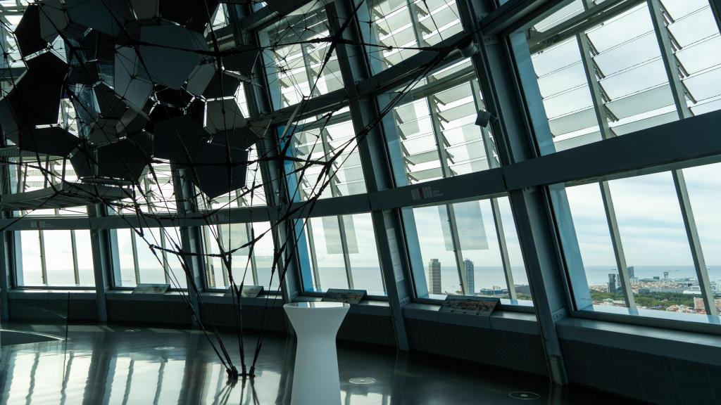 Interior del Mirador Torre Glories, a 125 metres d'altura