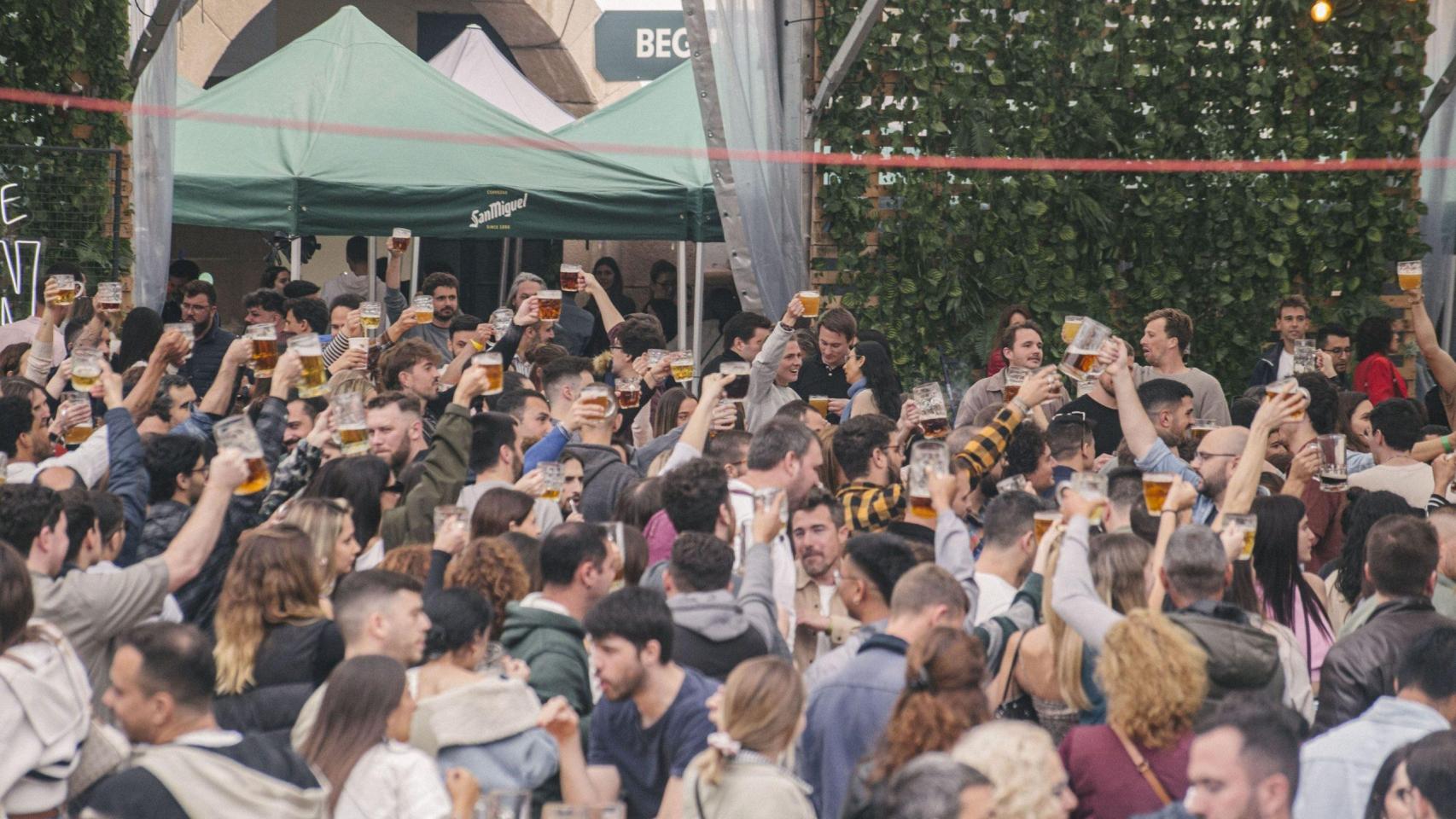 Llega el San Miguel Biergarten a Barcelona