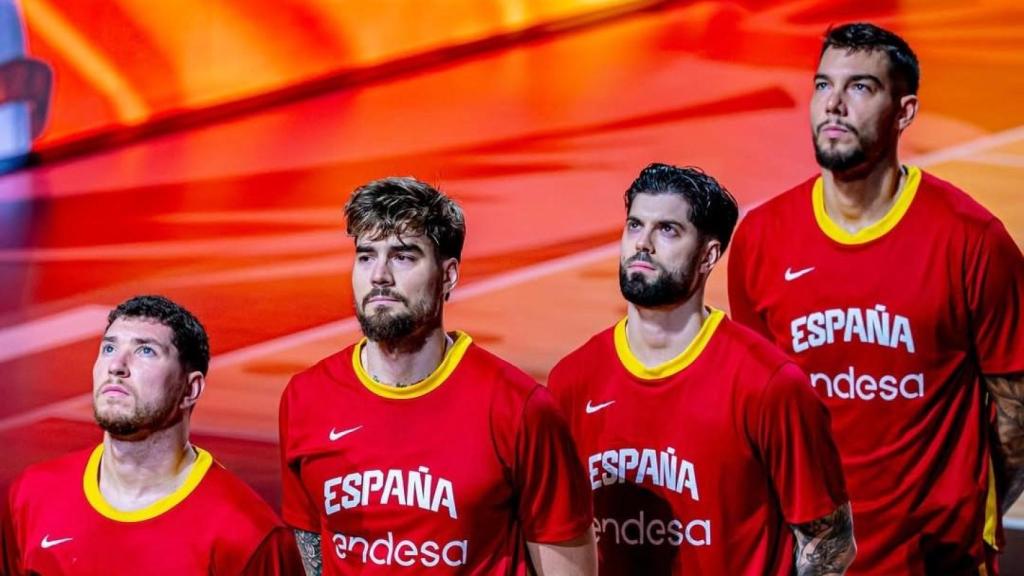 La selección española de basket se prepara para jugar contra Italia