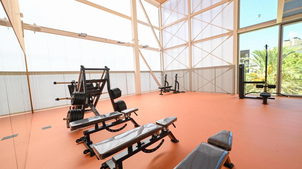 Gimnasio del polideportivo de L'Illa