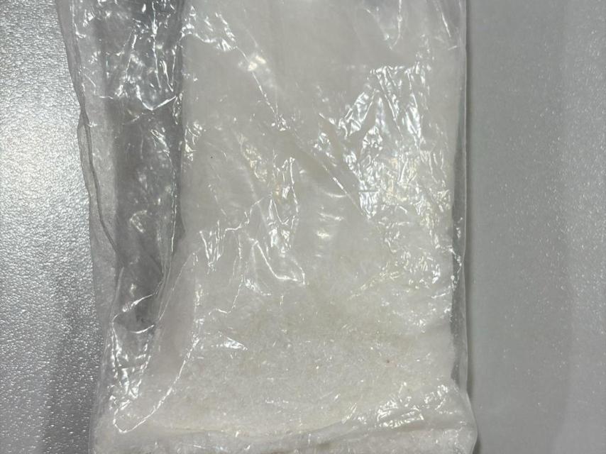 La bolsa de cocaína requisada por los Mossos d'Esquadra