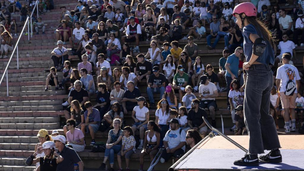 La skater barcelonina Valentina Krauel, guanyadora de l'Extreme Barcelona 2024