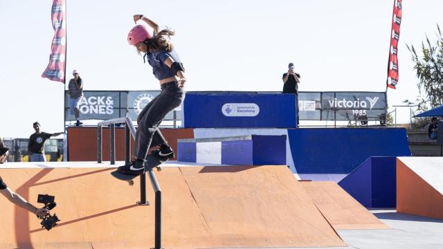 La skater barcelonesa Valentina Krauel, ganadora del Extreme Barcelona 2024