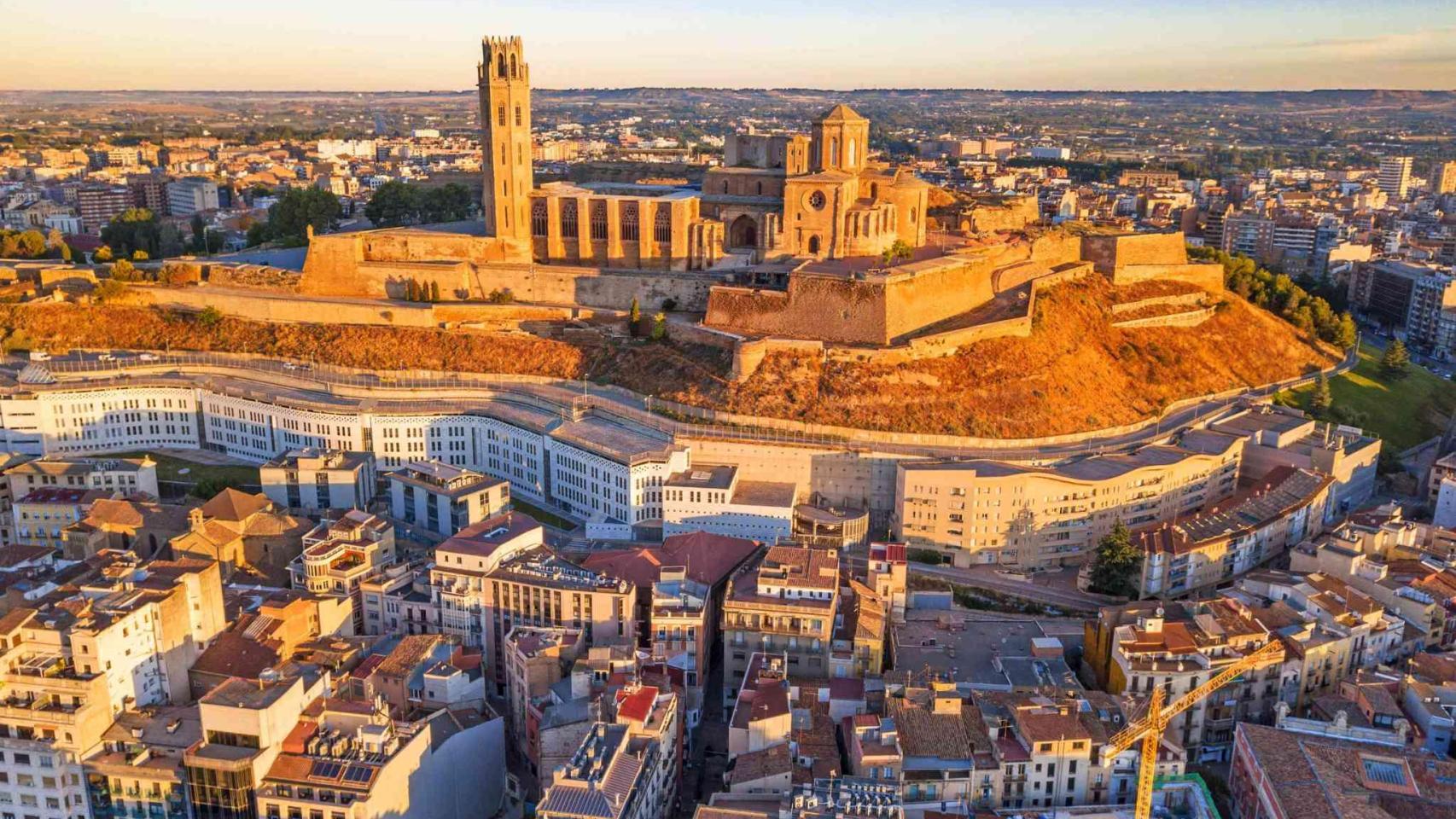 Lleida desde el aire